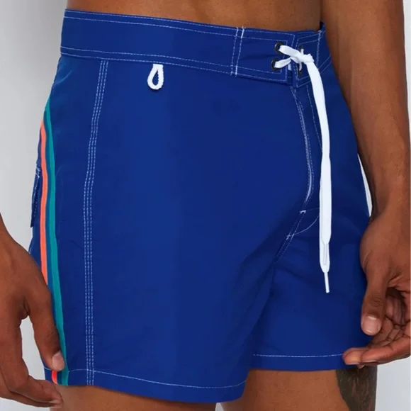 Sundek Iconic Taffeta Fixed Waist Swim Shorts Trunks. Size 32. - Picture 2 of 9